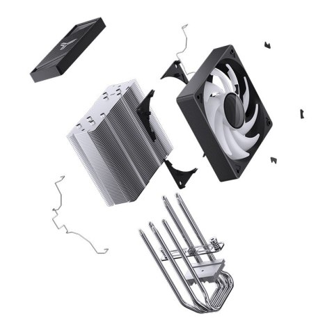 Chłodnica powietrza Jonsbo CR-1000 V2 Color 12 cm Czarny 1 szt.