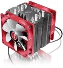 RAIJINTEK Themis Evo Procesor Chłodnica/wentylator 12 cm Metaliczny, Czerwony, Biały