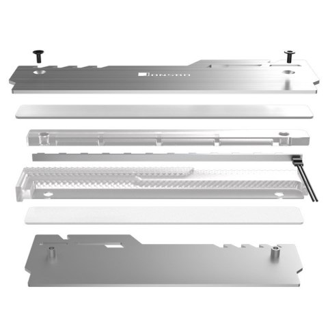 Jonsbo NC-3 ARGB Moduł pamięci Radiator Srebrny