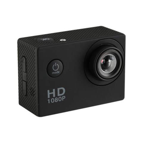Kamera Extralink Action Camera A10 Czarna 1080P 30fps, IP68, wyświetlacz 2.0"