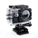 Kamera Extralink Action Camera A10 Czarna 1080P 30fps, IP68, wyświetlacz 2.0"