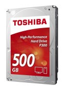 Toshiba P300 500GB dysk twardy 7200 RPM 64 MB 3.5" Serial ATA III