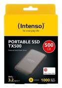 Intenso Lesen/Schreiben bis zu 1000 MB/s/500GB USB Type-C 3.2 Gen 2 (3.1 Gen 2) Brązowy