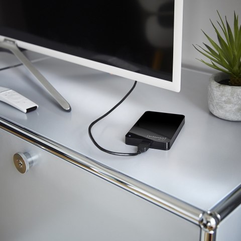 Intenso MEMORY PLAY - Festplatte - 2TB - extern (tragbar) - 2.5" (6,4 cm) - USB3.0 - 5400 U/min - Puffer: 8MB - Schwarz