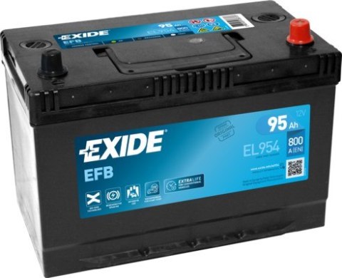 Akumulator Exide EFB EL954, akumulator samochodowy EFB (Enhanced Flooded Battery), 95 Ah, 12 V, 800 A