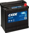 Exide Excell EB450 akumulator samochodowy Ołowiany (VRLA) 45 Ah 12 V 330 A Samochód