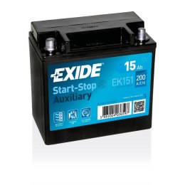 Exide EK151 akumulator samochodowy AGM (Absorbed Glass Mat) 15 Ah 12 V 200 A Motocykl