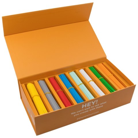 3Doodler Start EDU Plastik Niebieski, Cyjan, Zielony, Szary, Pomarańczowy, Czerwony, Biały, Żółty