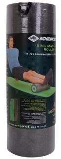 Schildkröt Fitness 3 in 1 Massage Roller Set Czarny, Zielony Pianka 1 szt.