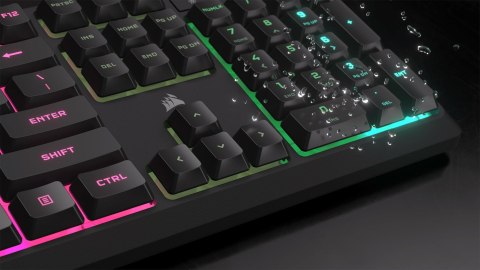 Klawiatura gamingowa RGB LED CORSAIR K55 CORE Juoda