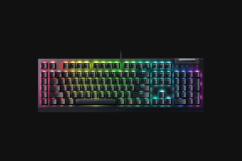 Razer BlackWidow V4 X. Tastatur Formfaktor: Volle Größe (100%), Geräteschnittstelle: USB, Tastatur-Switch: Mechanischer Switch. 
