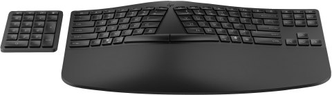 HP Klawiatura ergonomiczna bezprzewodowa + numeryczna 965 7E756AA czarna