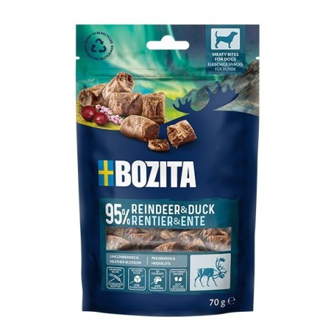 BOZITA Meaty Bites renifer,kaczka przysmak pies 70g