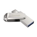 SanDisk Ultra Dual Drive Luxe pamięć USB 1000 GB USB Type-A / USB Type-C 3.2 Gen 1 (3.1 Gen 1) Stal nierdzewna