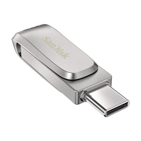 SanDisk Ultra Dual Drive Luxe pamięć USB 1000 GB USB Type-A / USB Type-C 3.2 Gen 1 (3.1 Gen 1) Stal nierdzewna