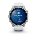 Zegarek sportowy Garmin Fenix 8 AMOLED 43mm Srebrny