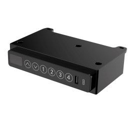 Bieżnia Urevo Spacewalk 3S + Biurko regulowane elektrycznie TUCKANO czarne