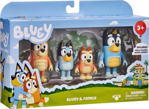 Bluey Figurki Rodzinka 4 szt.