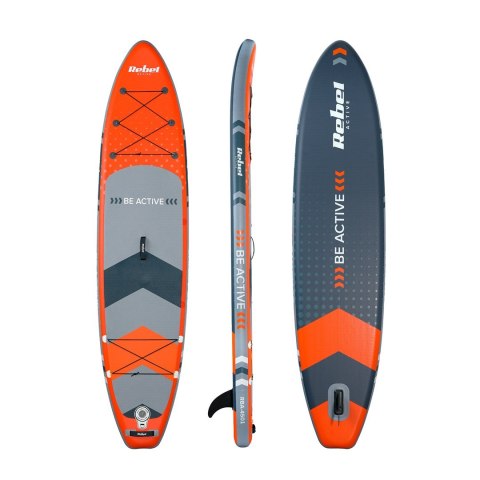 Deska SUP REBEL ACTIVE pompowana 350x81x15cm pomarańczowa