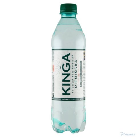 Woda KINGA PIENIŃSKA 0,5L (12szt.) NATURALNA delikatnie gazowana (zielona)