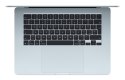 Apple 15.3-inch MacBook Air: Apple M4 chip with 10-core CPU and 10-core GPU, 16GB, 256GB SSD - Sky Blue