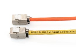 DIGITUS MODUŁ KEYSTONE RJ45 (8P8C) KAT.6A EKRANOWANY 500MHZ LSA BEZNARZĘDZIOWY DN-93617