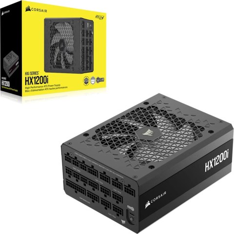 Corsair HX1200 moduł zasilaczy 1200 W 24-pin ATX ATX Czarny