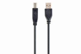 Kabel GEMBIRD CCP-USB2-AMBM-10 (USB 2.0 typu A M - USB 2.0 typu B M; 3m; kolor czarny)