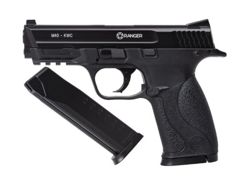 Wiatrówka pistolet RANGER M40 KWC kal. 4,5 BBs 19 strz. METAL SLIDE CO2 (AAKCMD481AZB)