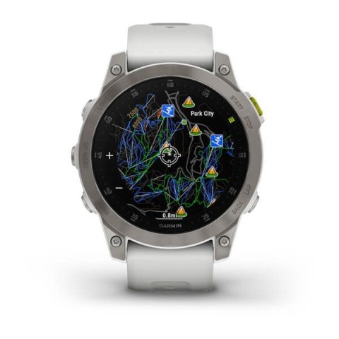 Zegarek Garmin EPIX 2 Sapphire White Titanium