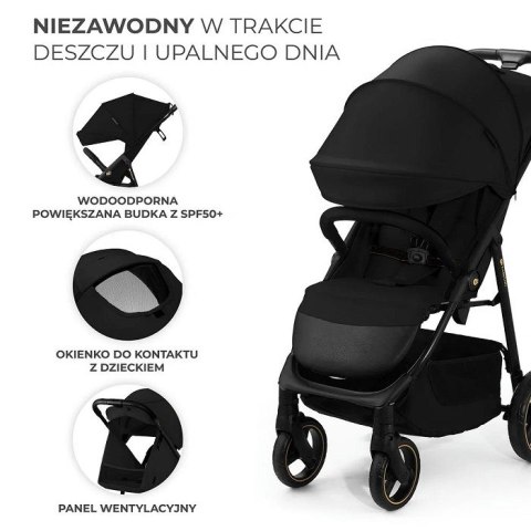Kinderkraft wózek spacerowy TRIG 3 ONYX BLACK