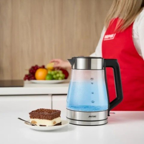 Szklany czajnik bezprzewodowy MPM MCZ-122