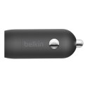 BELKIN ŁADOWARKA SAMOCHODOWA 30W USB-C, PD,PPS, CZARNA + KABEL USB-C