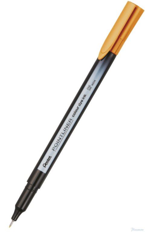 Cienkopis pointliner colour, (pomarańczowy) sunset z tuszem na bazie wody, S40-F3 PENTEL