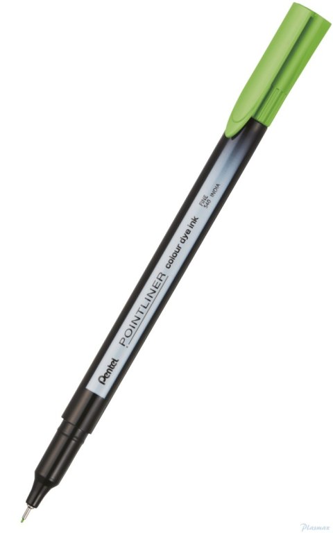 Cienkopis pointliner colour, zieleń butelkowa z tuszem na bazie wody, S40-K PENTEL