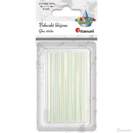 Klej do pistoletu Q11x100mm (6 sztuk) 365217 TITANUM wkład