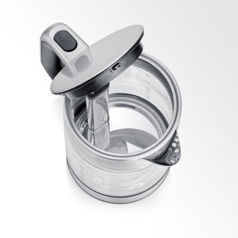 SEVERIN CZAJNIK ELEKTRYCZNY SZKŁO-STAL, REG. TEMPERATURY, SITKO DO HERBATY, AUT. PROGRAM, KONTROLER STRIX, 1,7L 3000W WK3422