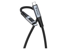 Verbatim 31849 kabel USB USB4 Gen 2x2 1,2 m USB C Czarny