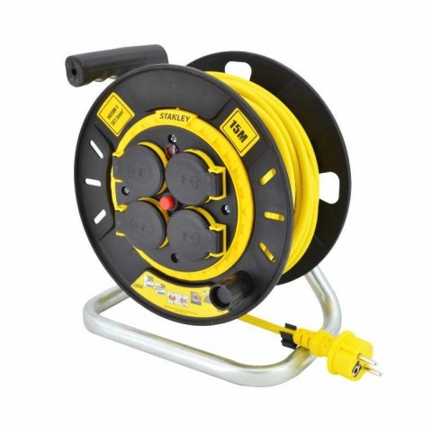 STANLEY-PRZEDŁUŻACZ BĘBNOWY 15m 3x1,5mm 16A IP20