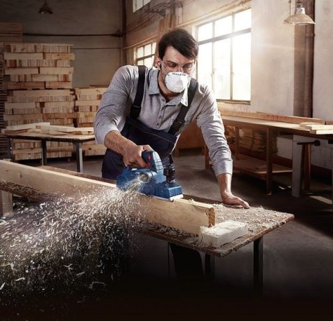 Bosch GHO 6500 Czarny, Niebieski, Metaliczny 16500 RPM 650 W