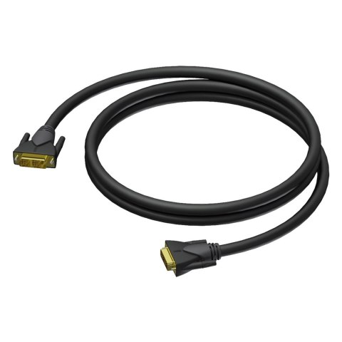Kabel DVI-D - DVI-D 3 m juodas (CLV140/3)