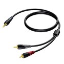 PROCAB CLA711/10 kabel audio 10 m 3.5mm 2 x RCA Czarny, Szary, Czerwony