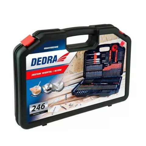 Zestaw bitów i wierteł 246 sztuk