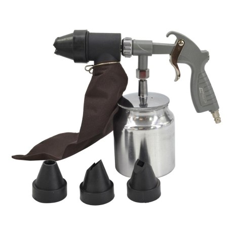 Pistolet do piaskowania ze zbiornikiem z odzyskiem