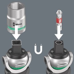 WERA Zestaw końcówek z grzechotką 3/8
