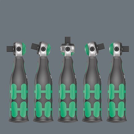 WERA Zestaw końcówek z grzechotką 3/8" 18-częściowy Zyklo