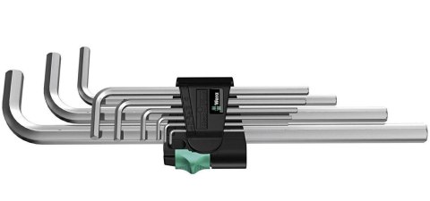 Zestaw kluczy imbusowych w kształcie litery L Metryczny, 9 szt. Wera 05021909001