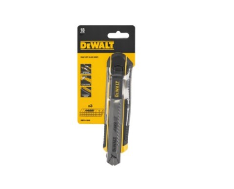 DeWALT DWHT0-10249 nożyk Czarny, Stal nierdzewna, Żółty Nóż z ostrzem składanym