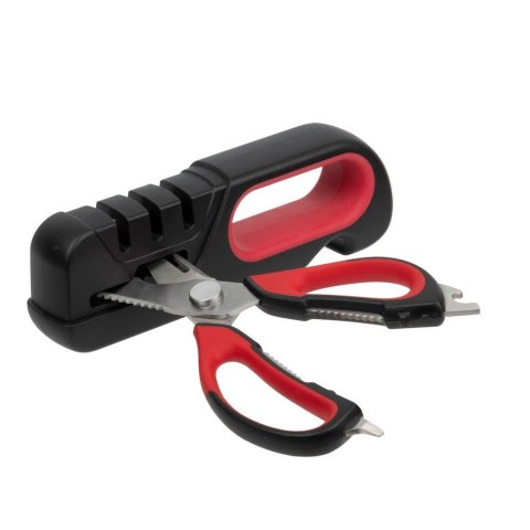 Resto Kitchenware 95124 ostrzałka do noży Ostrzałka do noża przeciągana Czarny, Czerwony