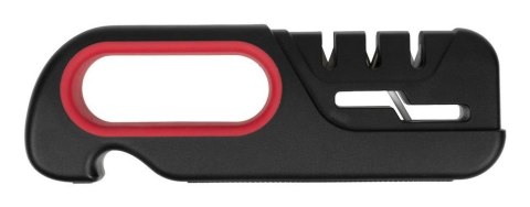 Resto Kitchenware 95124 ostrzałka do noży Ostrzałka do noża przeciągana Czarny, Czerwony